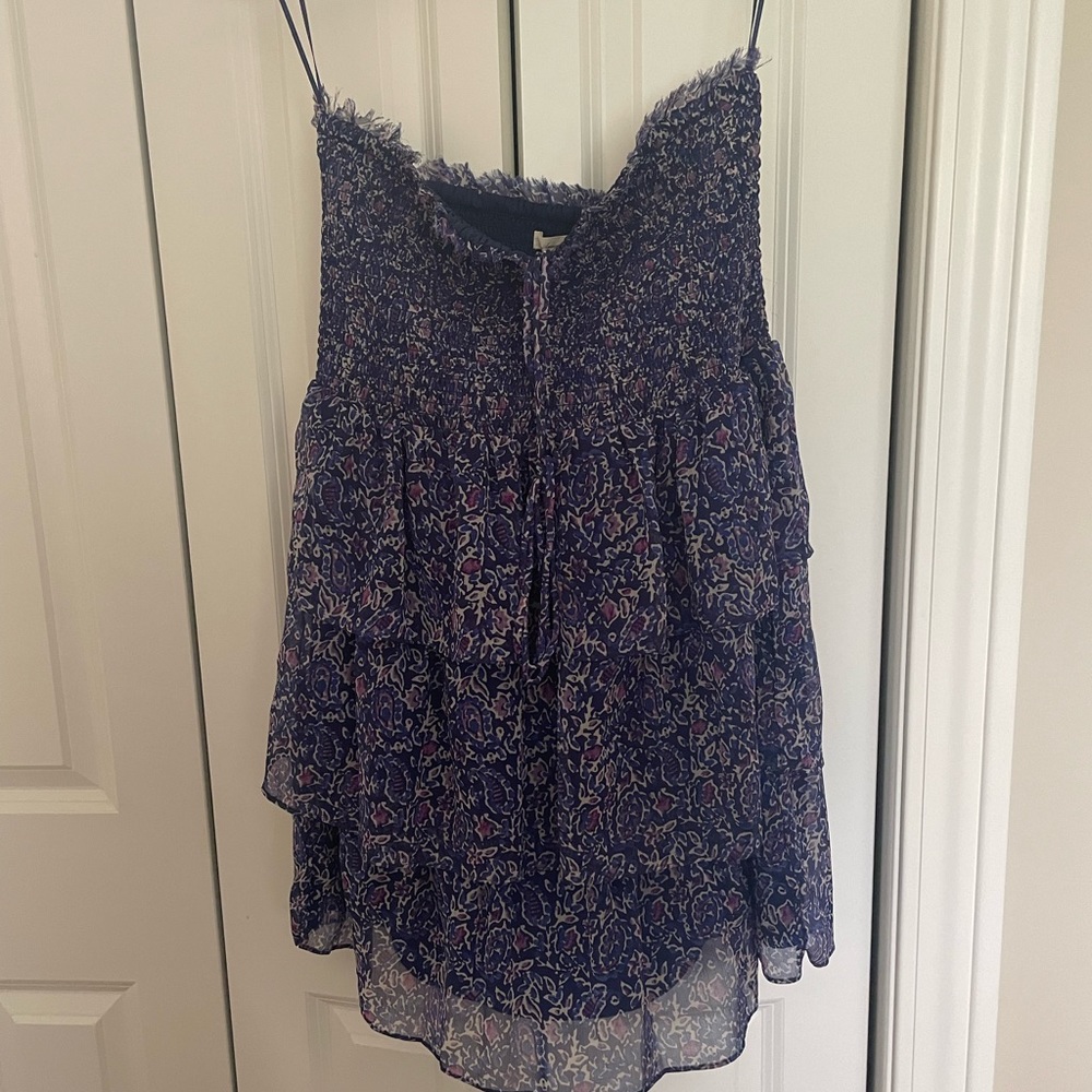 AE ruffle tier mini dress
